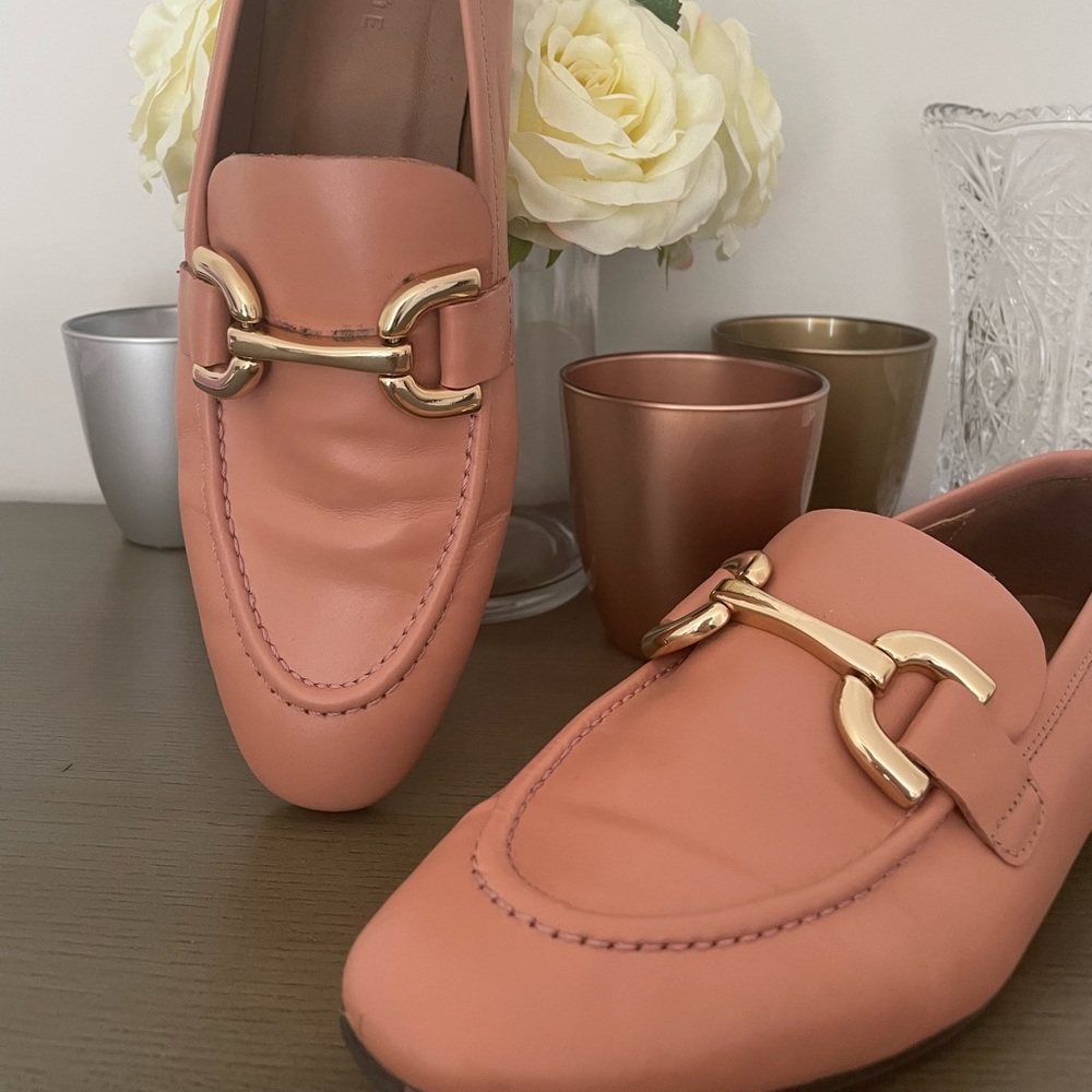 Uterque leather loafers